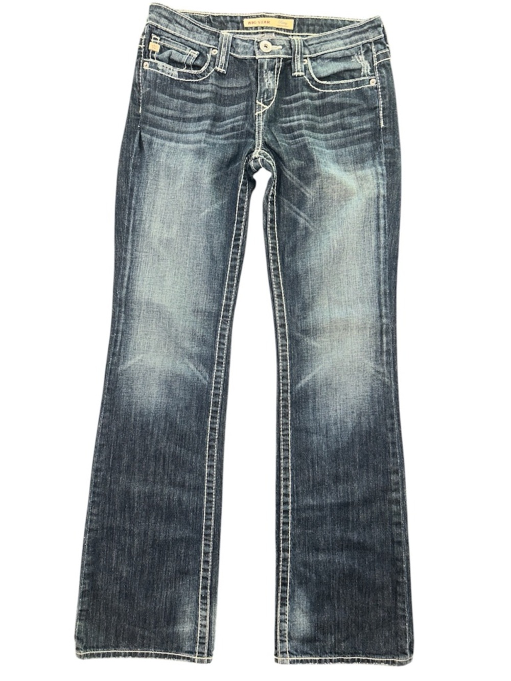 Big Star Remy Low-Rise Denim Bootcut Jeans| Size 28L